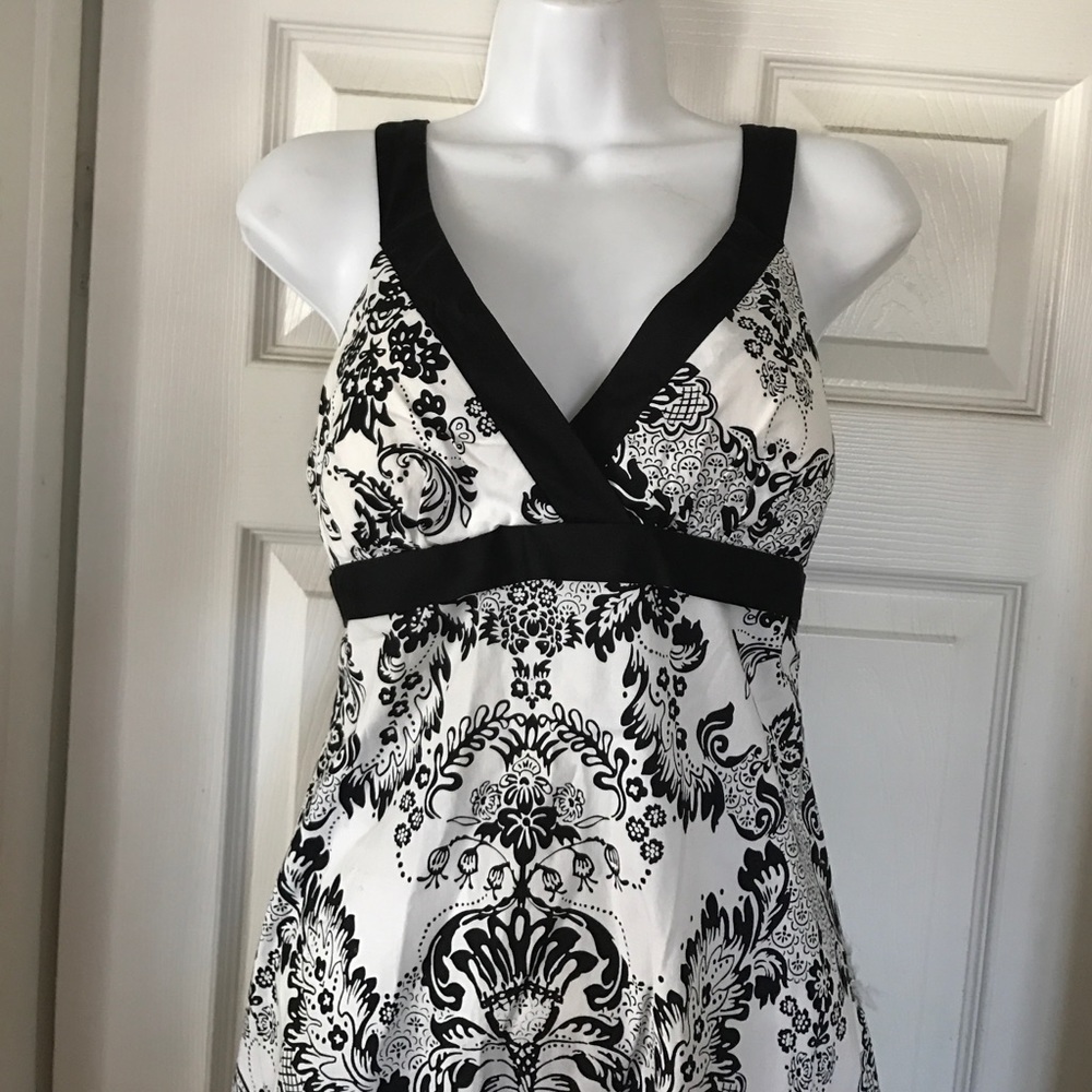 Black and white dress