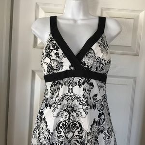 Black and white dress