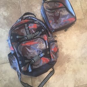 Boys Pottery Barn Small Backpack & Lunchbox