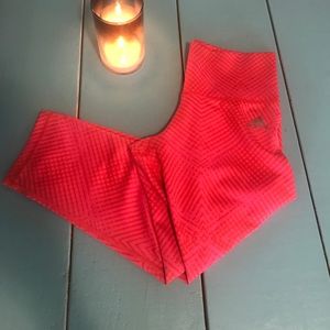 Adidas pink Work out capris