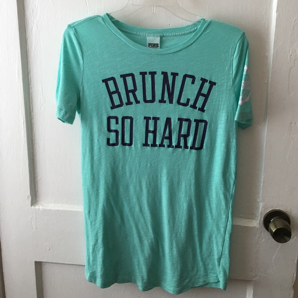 Victoria's Secret PINK shirt "Brunch so hard"