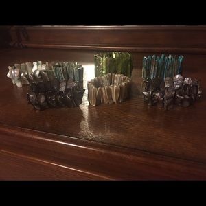 Shell cuff bracelets