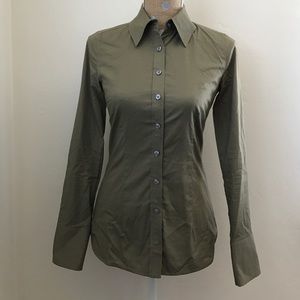 Olive color button down