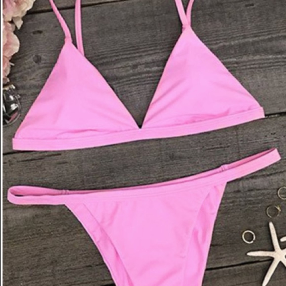 View Over You Solid Color Bikini