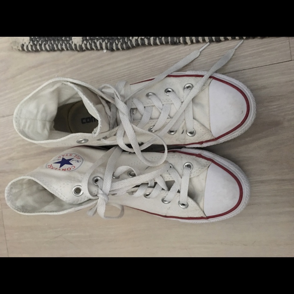 White High Top Converse
