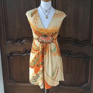 eci V Neck Style Dress Size Small NWT