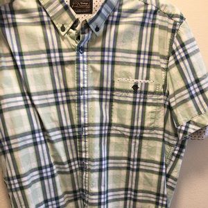 7 Diamonds Short Sleeve Button Up