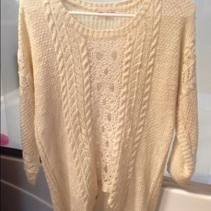 White Knit sweater