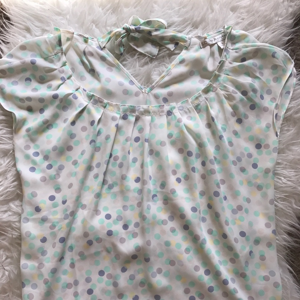 LC Lauren Conrad Sheer Blouse