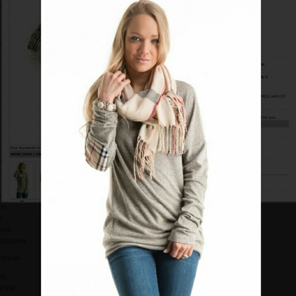 NEW markdown💕Adorable patched elbows sweatshirt💕