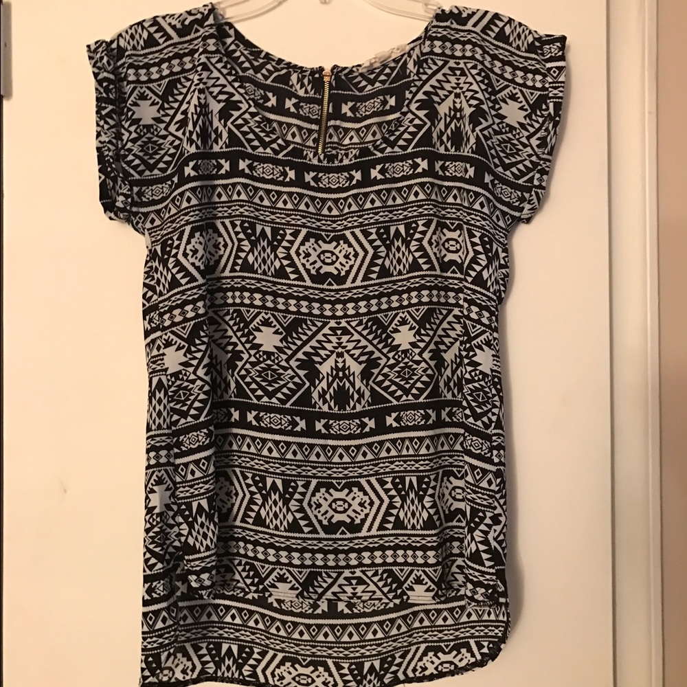 Tribal Print Blouse