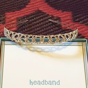NIB CRYSTAL HEART HEADBAND