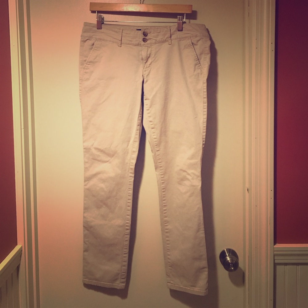 Tan khaki pants