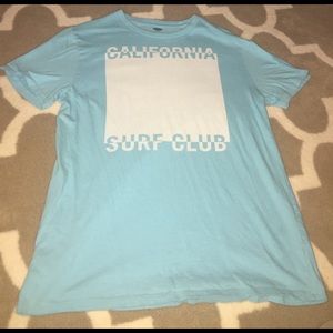 Blue t-shirt, says "California Surf Club"-Old Navy
