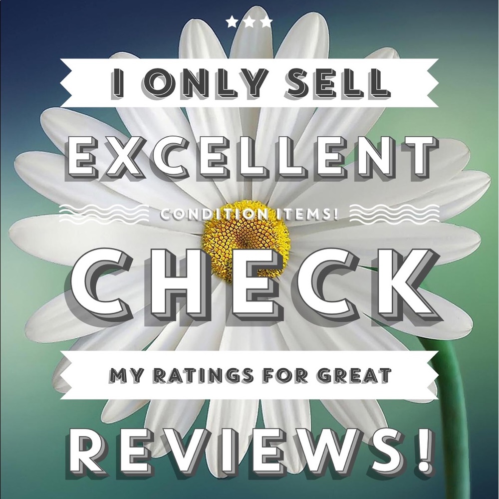 Check my reviews! I sell excellent condition items