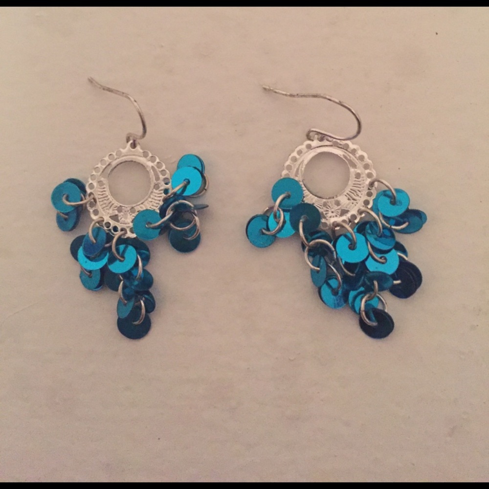 blue earring