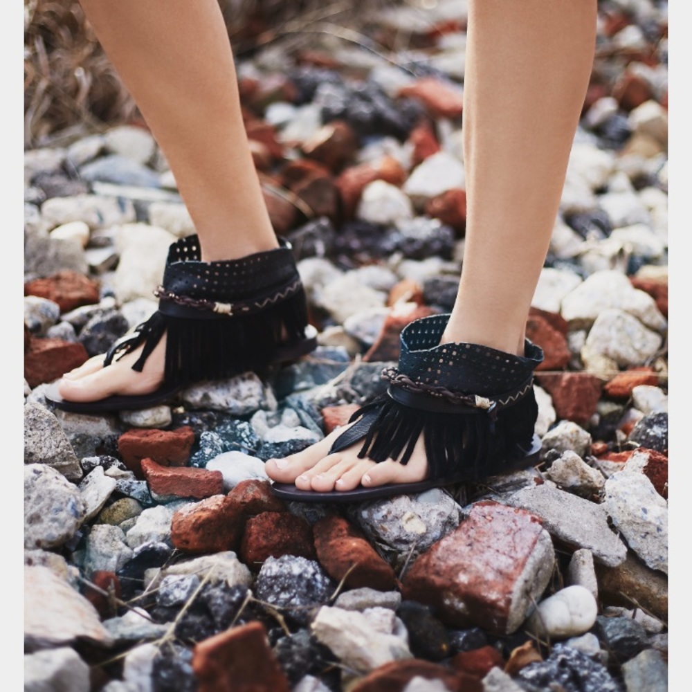 Free people journey through time sandal