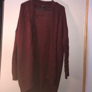Forever 21 Cable Knit Cardigan
