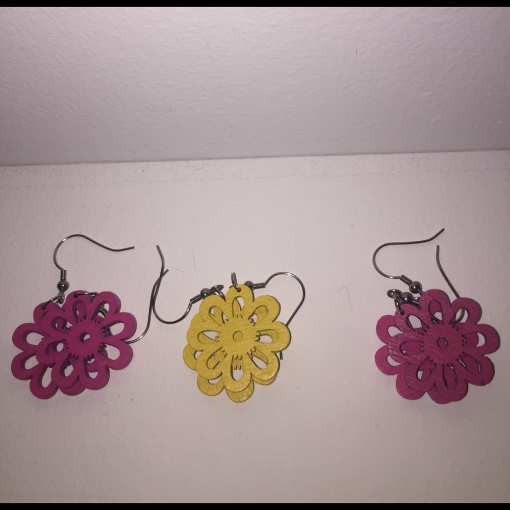 flower earrings