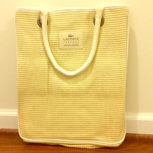 Lacoste tennis black & yellow sport bag