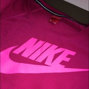 Pink Nike Crewneck Sweatshirt