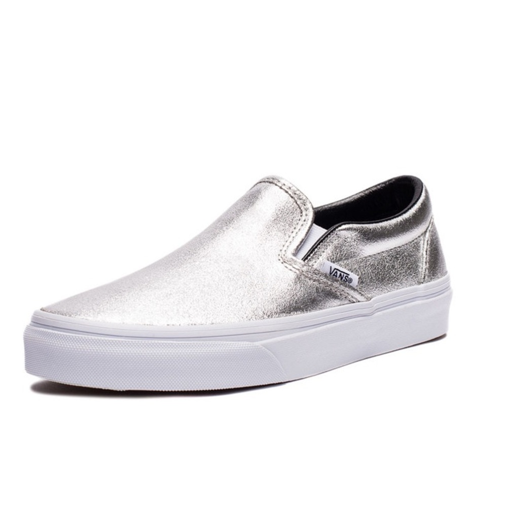 Vans slip on metallic