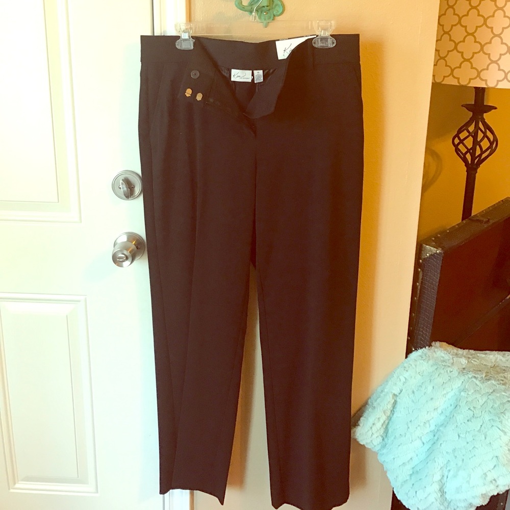 Brand new black slacks with tags!