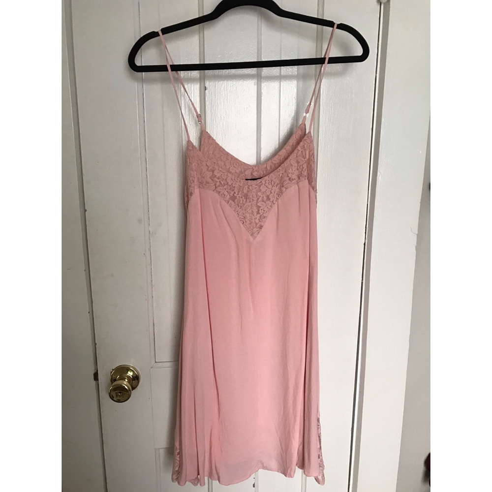 Shop Riff Raff Graced with Lace Tunic Dress