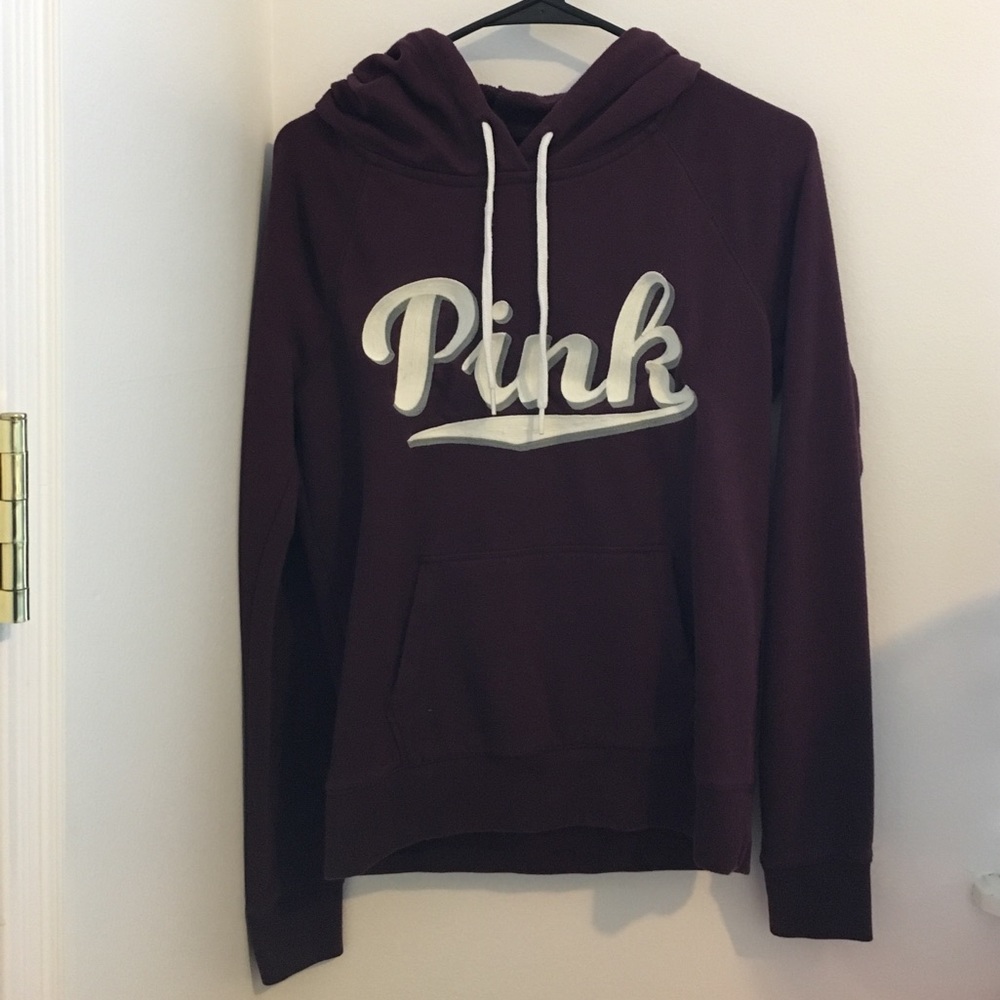 VS Pink Maroon sweatshirt
