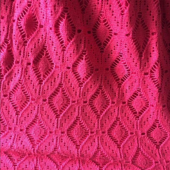 ROXY red pattern dress, M😘 w/ flirty open back🐟 - Picture 7 of 7