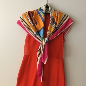 Beautiful 100% Silk Colorful Scarf