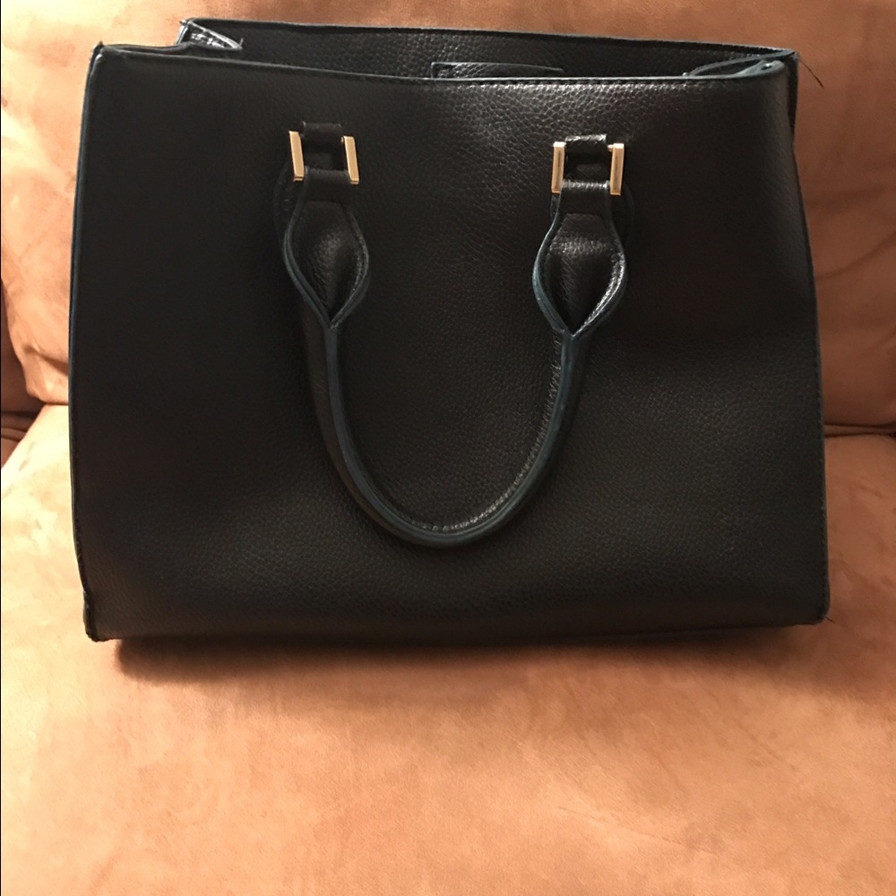 Black Pleather H&M purse