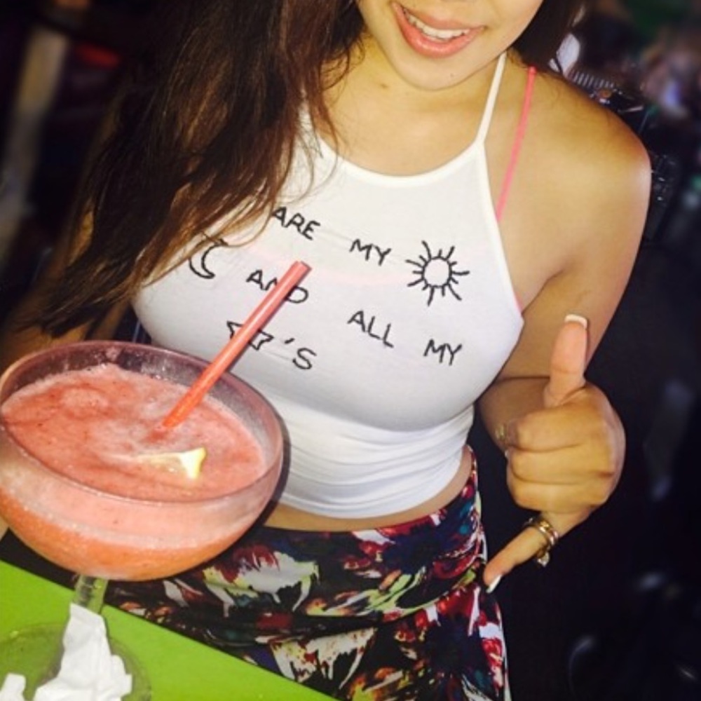 Brandy Melville halter crop top