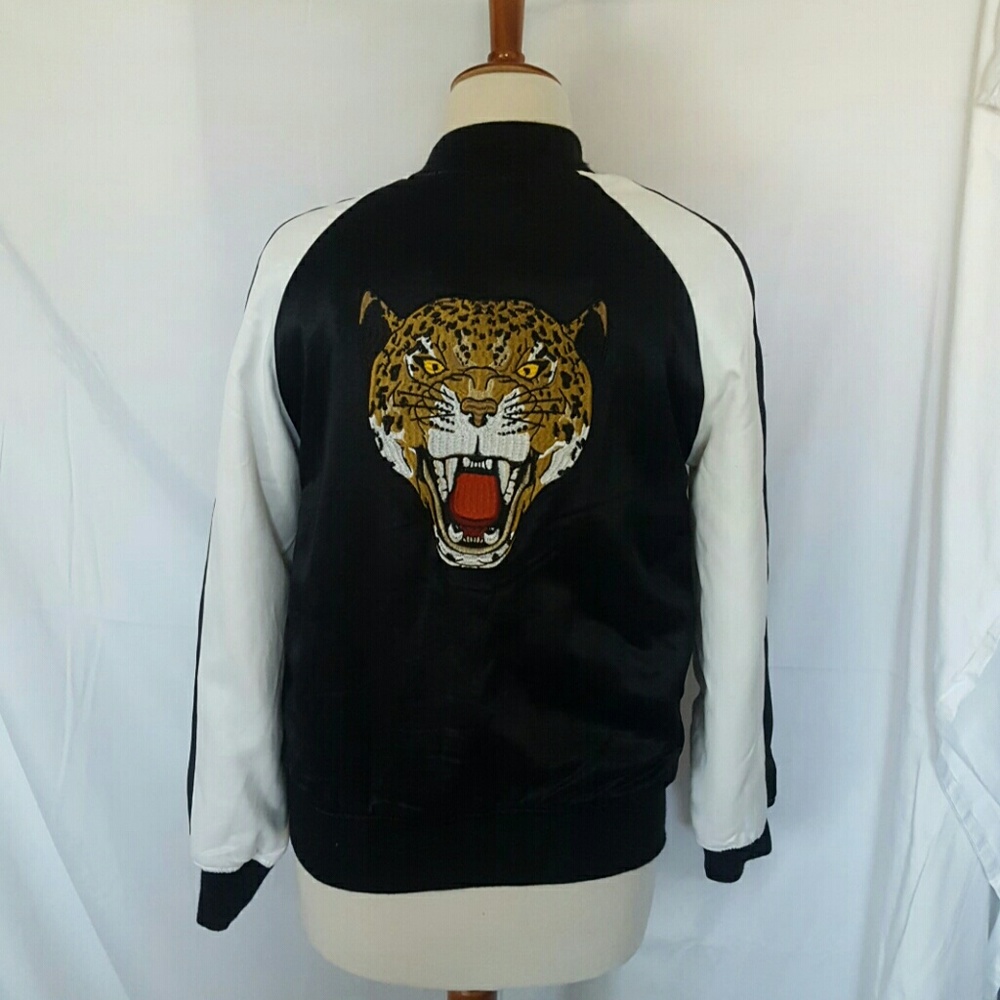 Kendall and Kylie Satin Zip Up