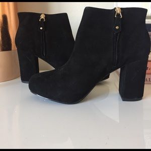 Topshop suede booties