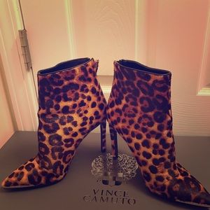 Cheetah print Nine West boots