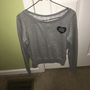 Grey Pink sweater it's an S/P