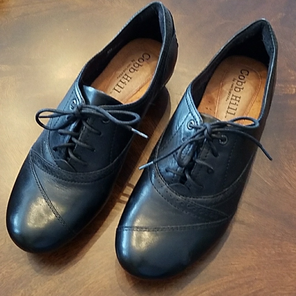 Black Cobb Hill Georgina Lace Up size 8 like new