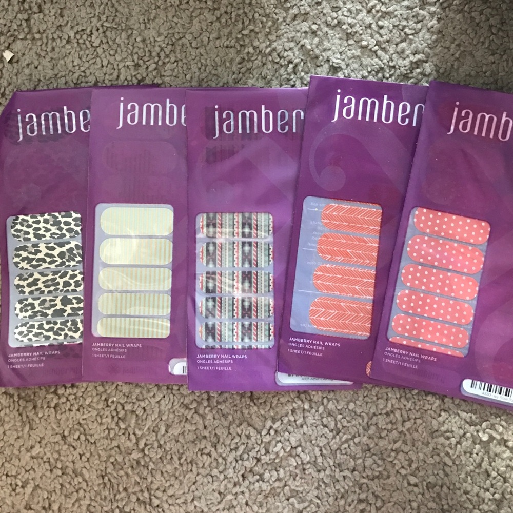 5 Jamberry Nail sets