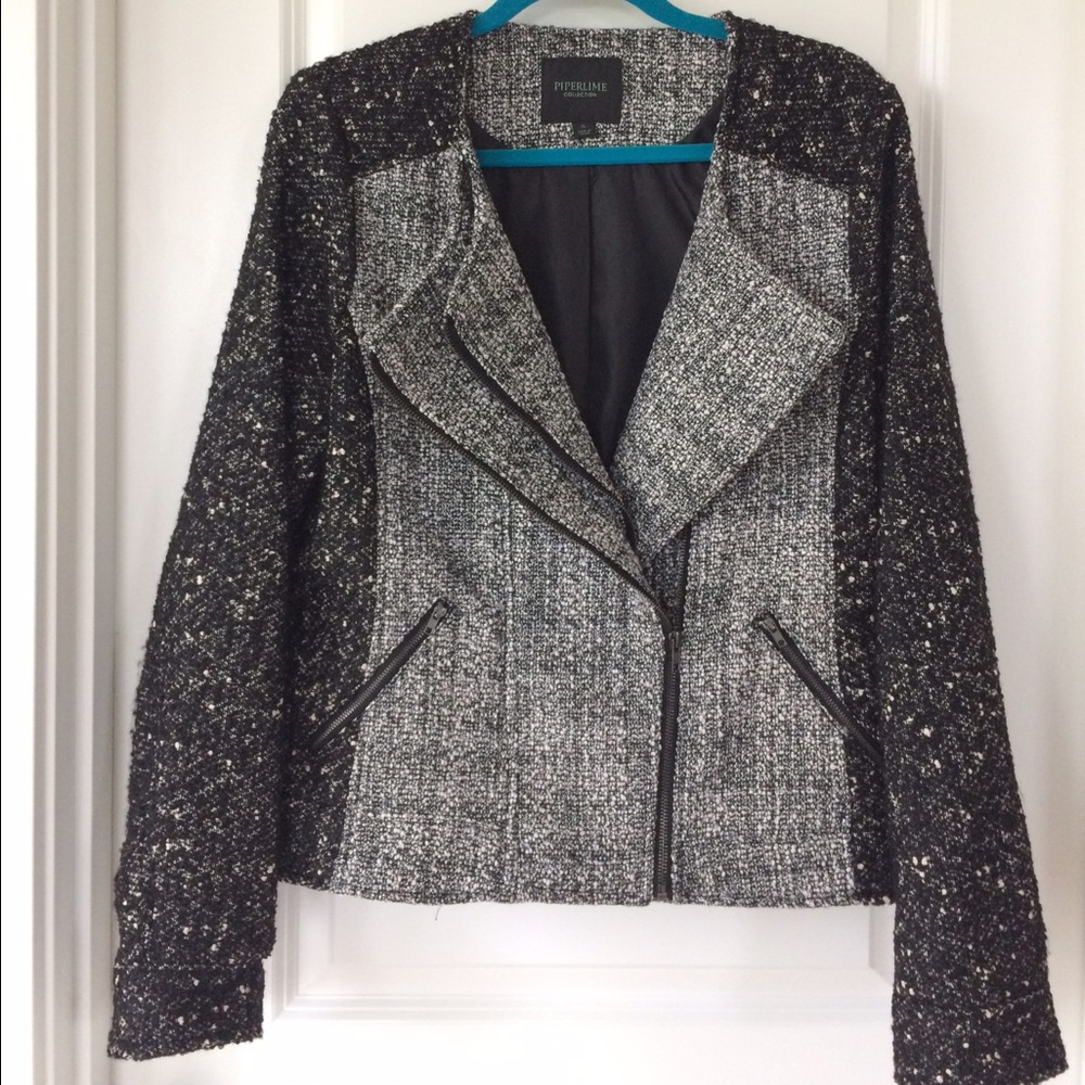 Tweed Moto Jacket