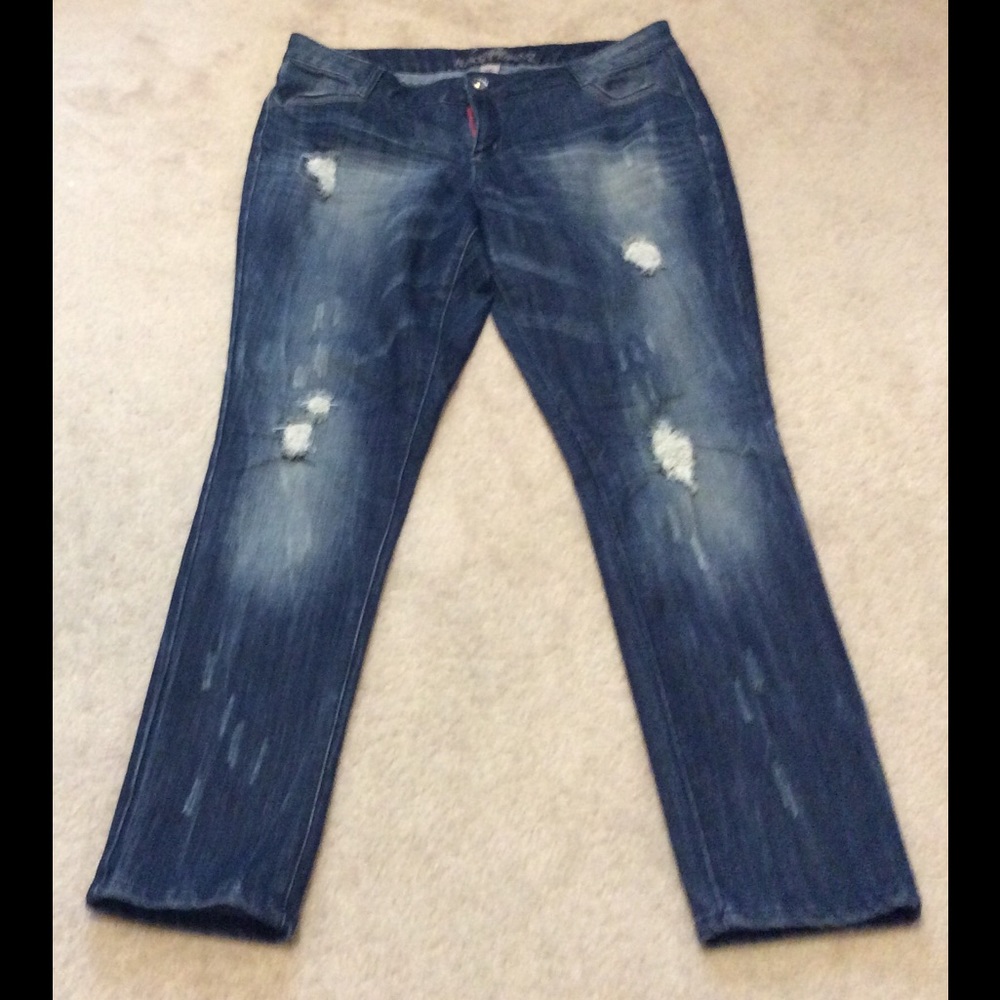 Distressed Skinny Jeans