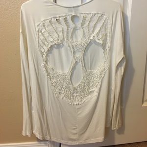 Sabo Skirt Lace Skull Shirt