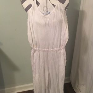 Blue Life White Romper