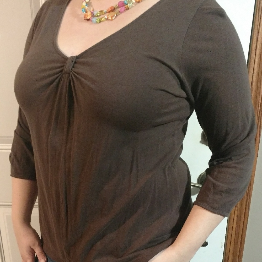 Three quarter sleeve blouse