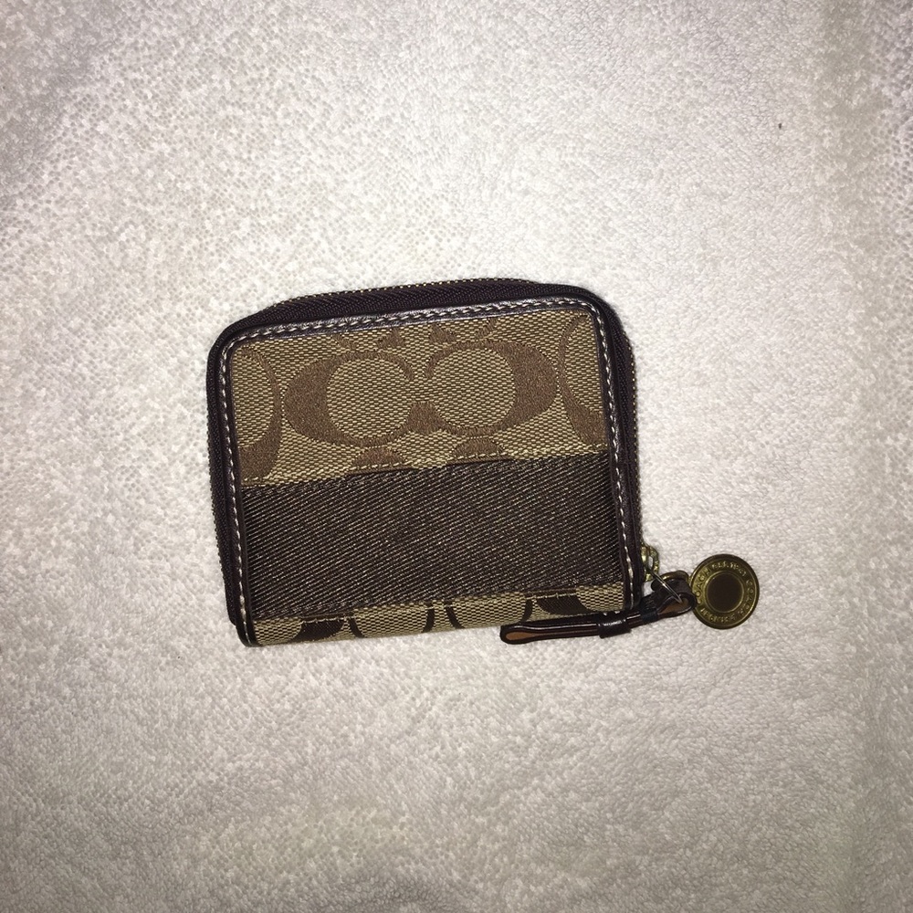 Coach Brown Coin Wallet