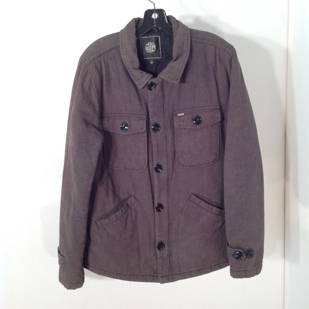 Obey mens 100% cotton car coat/jacket