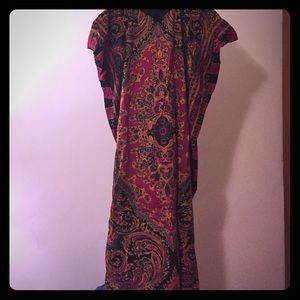Festive and colorful J. Peterman dress