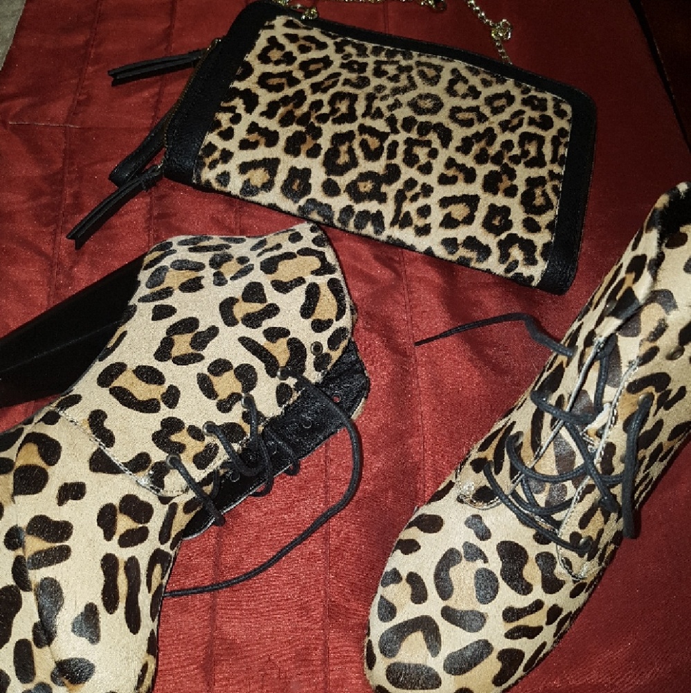 Steve Madden Leopard Booties