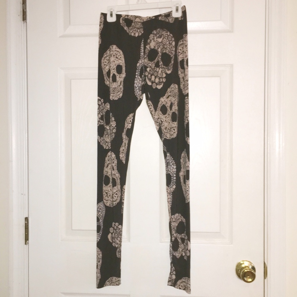 Skull Pattern Leggings