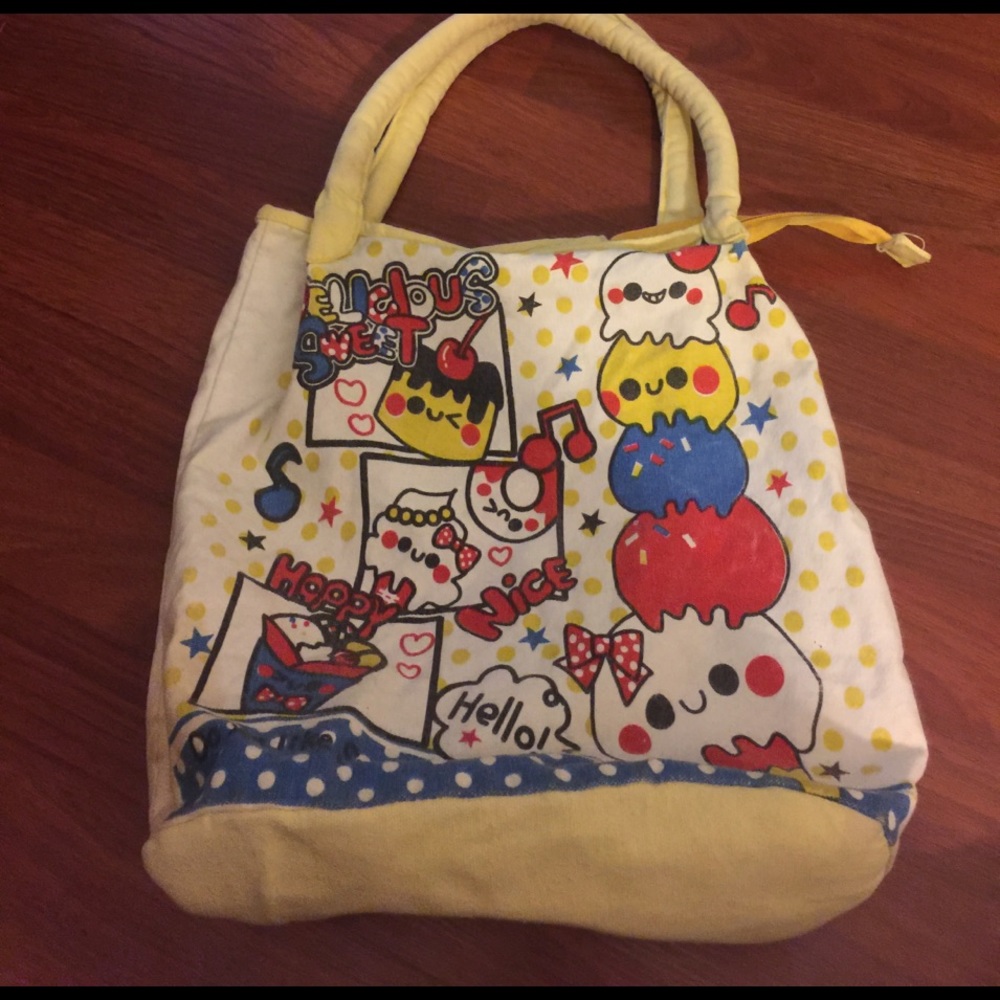 Cute yellow handbag